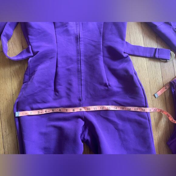 70s Vintage Roffe Purple Snow Suit with Matching Vest - Picture 9 of 15